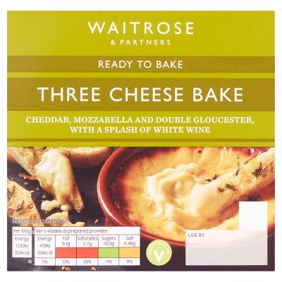 Waitrose Three Cheese Bake Strength 3