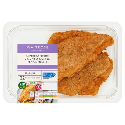 Waitrose Lightly Dusted Plaice
