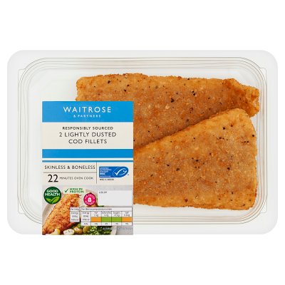 Waitrose Lightly Dusted Cod