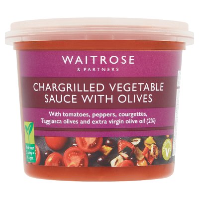 Waitrose Chargrilled Vegetable Sauce & Olives