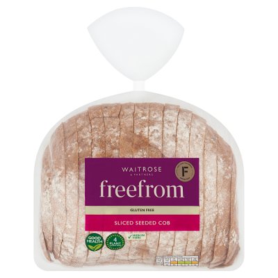 Waitrose Free From Sliced Seeded Cob