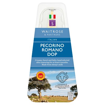 Waitrose Pecorino Romano DOP Cheese Strength 5