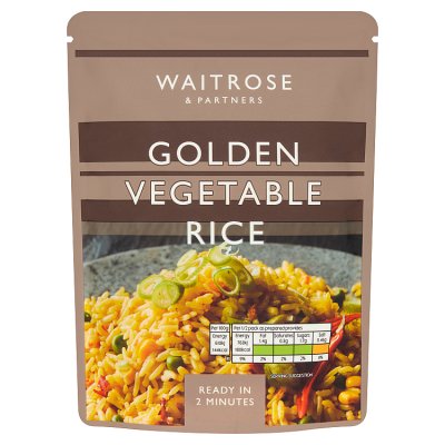 Waitrose Golden Vegetable Rice