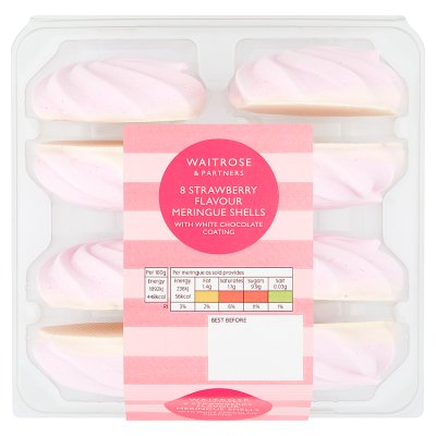 Waitrose Strawberry Meringue Shells