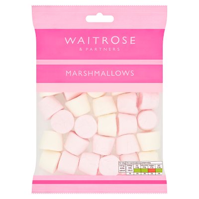 Waitrose Pink and White Marshmallows
