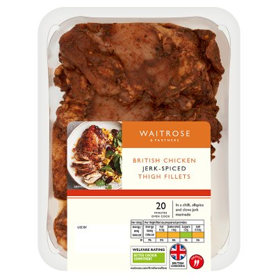 Waitrose Chicken Jerk-Spiced Thigh Fillets