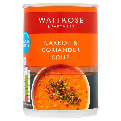 Waitrose Carrot & Coriander Soup