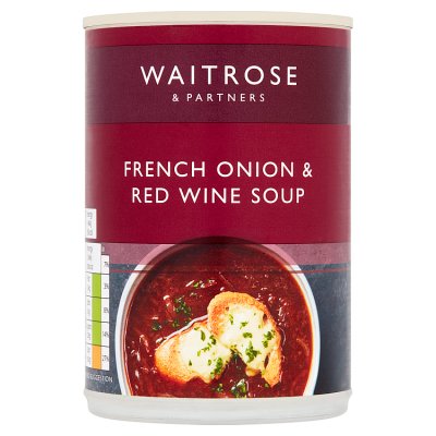 Waitrose French Onion & Red Wine Soup