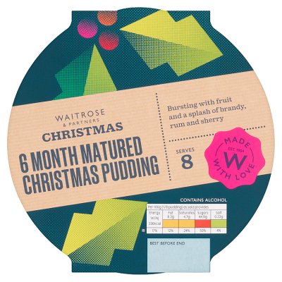 Waitrose Christmas 6 Month Matured Christmas Pudding