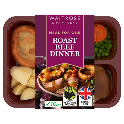 Waitrose Classics Roast Beef Dinner for 1