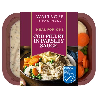 Waitrose Classics Cod in Parsley Sauce Fillet for 1