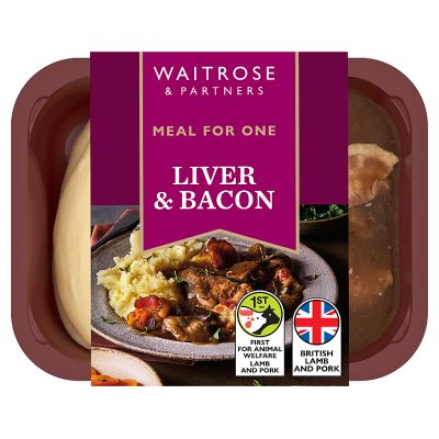 Waitrose Classics Liver & Bacon for 1