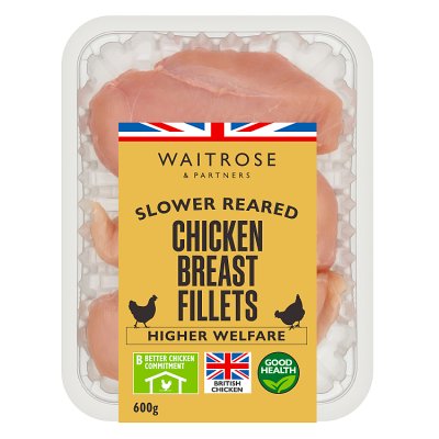 Waitrose Slower Reared Chicken Breast Fillets