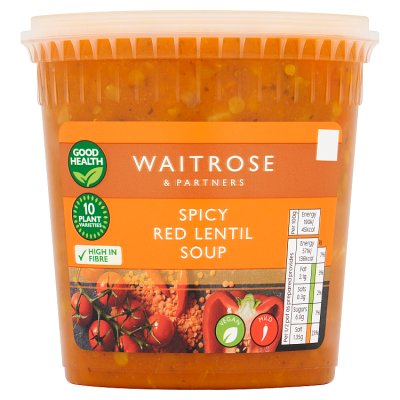 Waitrose Spicy Red Lentil Soup