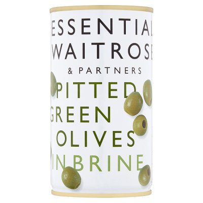 Essential Pitted Green Olives in Brine