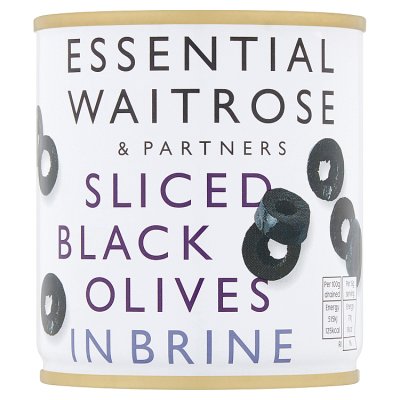 Essential Sliced Black Olives in Brine