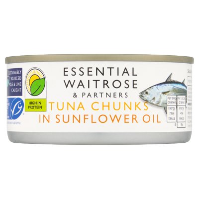 Essential MSC Tuna Chunks in Sunflower Oil