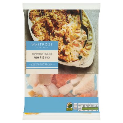 Waitrose Frozen Fish Pie Mix