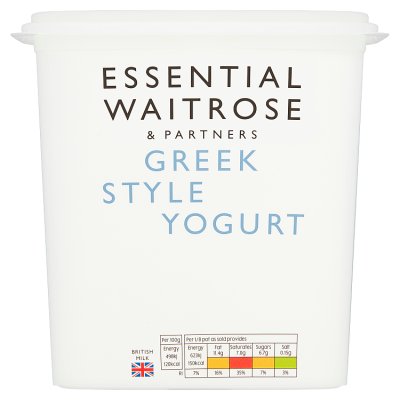 Essential Natural Greek Style Yogurt Large