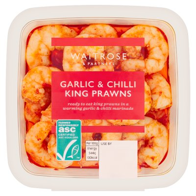 Waitrose Garlic & Chilli King Prawns