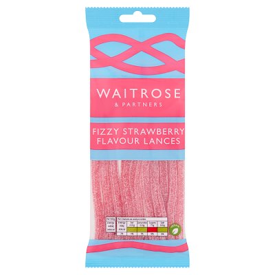Waitrose Fizzy Strawberry Flavour Lances