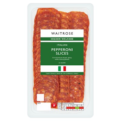 Waitrose Italian Pepperoni Slices