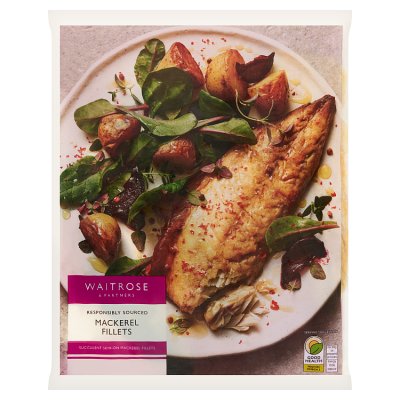 Waitrose Frozen Mackerel Fillets