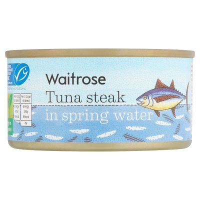 Waitrose MSC Tuna Steak in Spring Water
