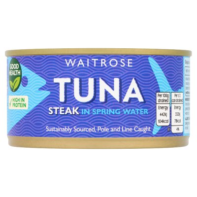 Waitrose MSC Tuna Steak in Spring Water