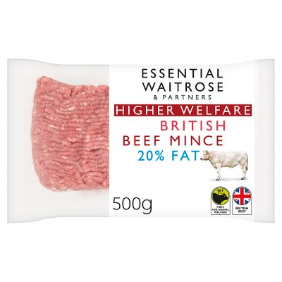 Essential 20% Fat British Beef Mince