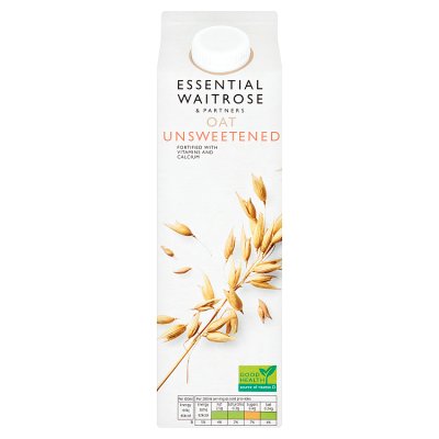 Essential Oat Milk Chilled Unsweetened Dairy Free Milk Alternative
