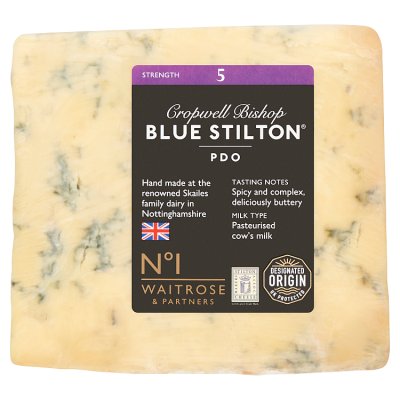 No. 1 Cropwell Bishop PDO Blue Stilton Cheese Strength 5 Large