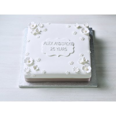 Silver Celebration Cake