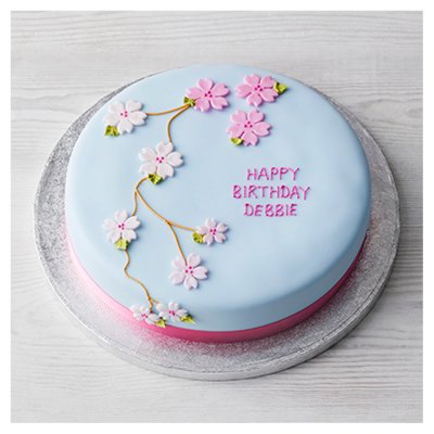 Floral Cherry Blossom Cake