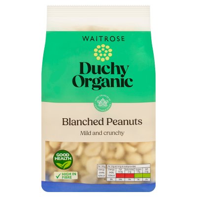 Waitrose Duchy Organic Blanched Peanuts
