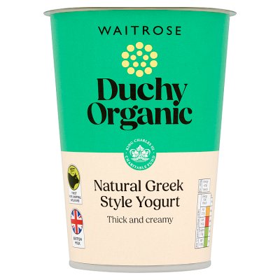 Duchy Organic Natural Greek Style Yogurt
