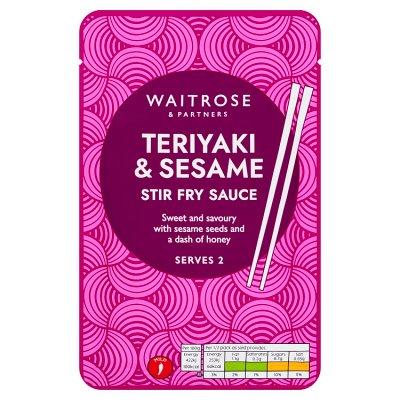 Waitrose Teriyaki & Sesame StirFry Sauce