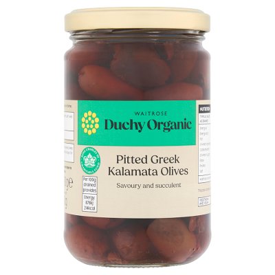 Duchy Organic Pitted Kalamata Olives