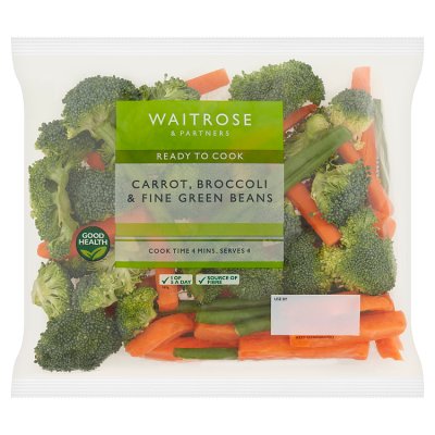 Waitrose Carrot, Broccoli & Fine Green Beans