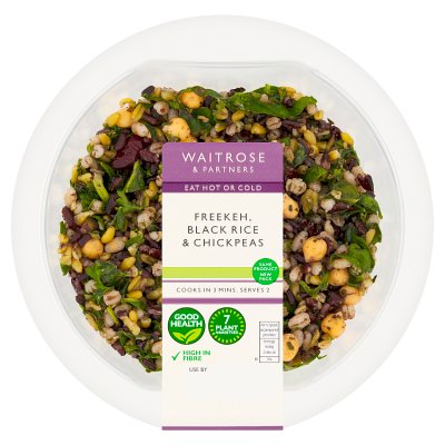 Waitrose Freekeh, Black Rice & Chickpeas
