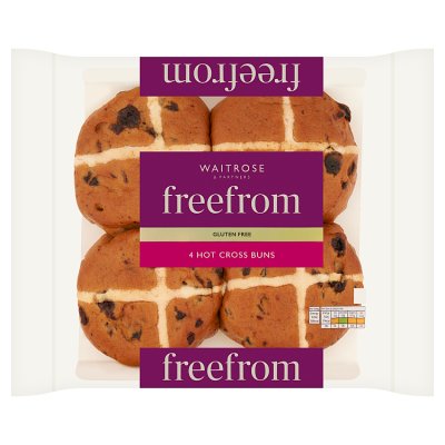 Waitrose Free From 4 Hot Cross Buns