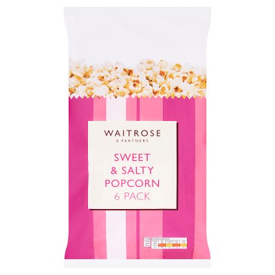 Waitrose Sweet & Salty Popcorn Multipack