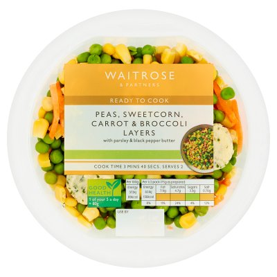 Waitrose Peas, Sweetcorn, Carrot & Broccoli