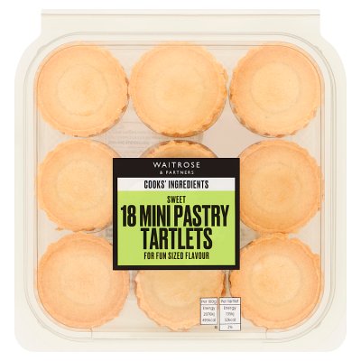 Cooks' Ingredients Sweet 18 Mini Pastry Tartlets