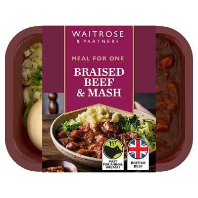 Waitrose Classics Braised Beef & Mash for 1