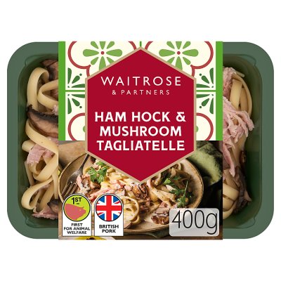 Waitrose Italian Ham & Mushroom Tagliatelle for 1