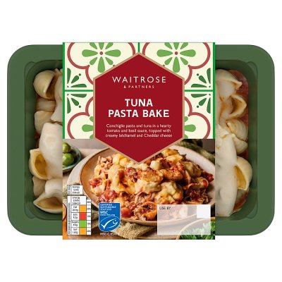 Waitrose Italian Recipe Tuna Pasta Bake for 1
