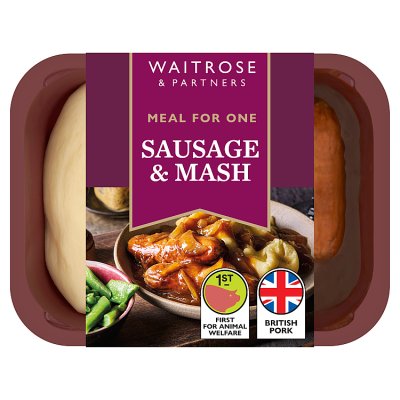 Waitrose Classics Sausage & Mash for 1