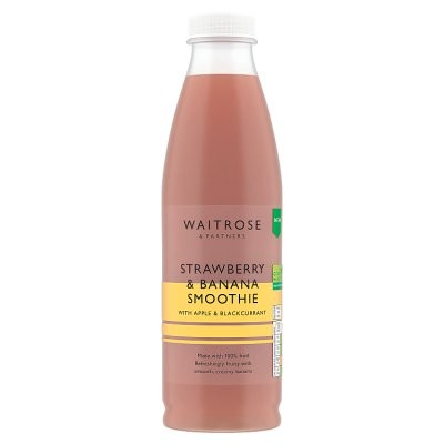 Waitrose Strawberry & Banana Smoothie Large