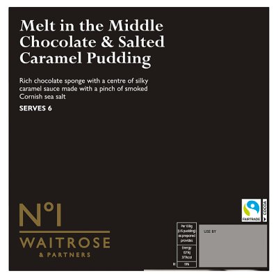 No.1 Chocolate & Salted Caramel Melt in the Middle Pudding